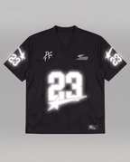 REFLECTIVE JERSEY BLACK SHORT SLEEVE