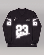 REFLECTIVE JERSEY BLACK LONG SLEEVE