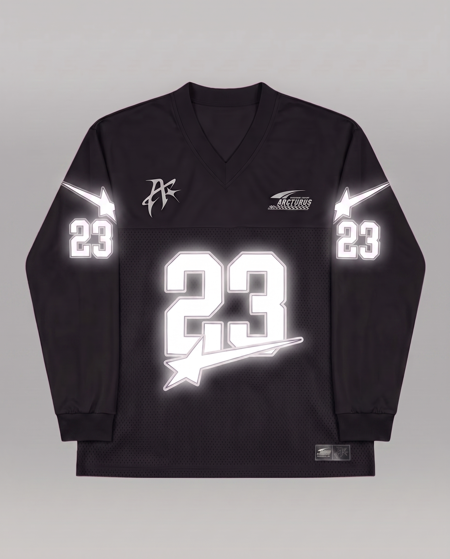 REFLECTIVE JERSEY BLACK LONG SLEEVE