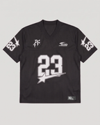 REFLECTIVE JERSEY BLACK SHORT SLEEVE